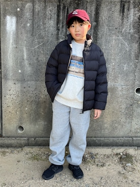 M&Kさん（キッズ・138cm）の冬コーディネート