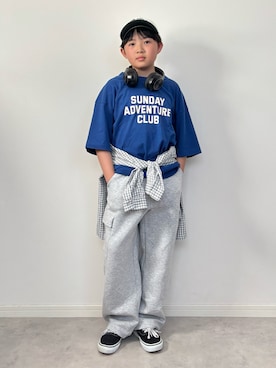 M&Kさん（キッズ・142cm）の夏コーディネート