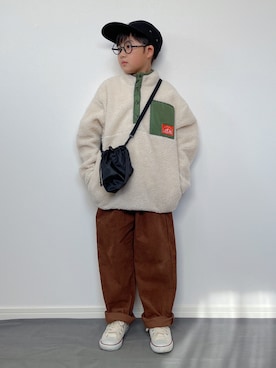 「Birthday（バースデイ）のアイテム」を使った、M&Kさん（キッズ・123cm）の冬コーディネート