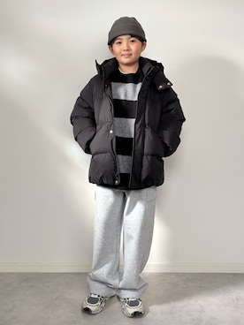 「アイテム（ジャケット/アウター）」を使った、M&Kさん（キッズ・138cm）の冬コーディネート