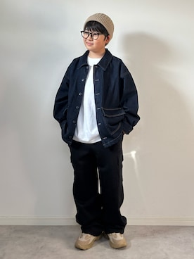 M&Kさん（キッズ・138cm）の秋コーディネート