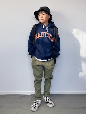 M&Kさん（キッズ・123cm）の冬コーディネート