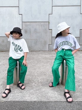 M&Kさん（キッズ・142cm）の夏コーディネート