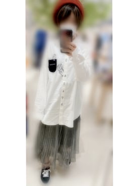 「ジーナシス」｜「アイテム（スニーカー）」を使った、yuriさん（レディース・163cm）の夏コーディネート