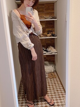 m.さん(レディース・169cm)の夏コーディネート