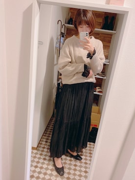 m.さん（レディース・169cm）の冬コーディネート