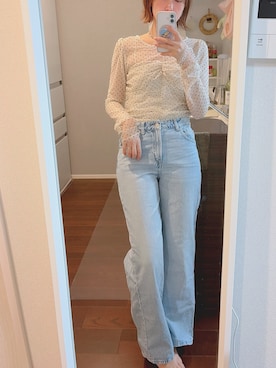 「H&M（エイチ・アンド・エム）のアイテム（パンツ）」を使った、m.さん（レディース・169cm）の春コーディネート