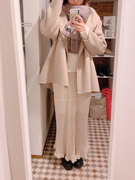 「N.O.R.C（ノーク）のアイテム（トップス）」を使った、m.さん（レディース・169cm）の冬コーディネート