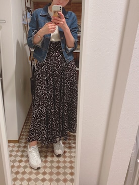 「LOUNGEDRESS（ラウンジドレス）のアイテム（ジャケット/アウター）」を使った、m.さん（レディース・169cm）の夏コーディネート