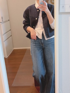 「H&M（エイチ・アンド・エム）のアイテム（パンツ）」を使った、m.さん（レディース・169cm）の春コーディネート