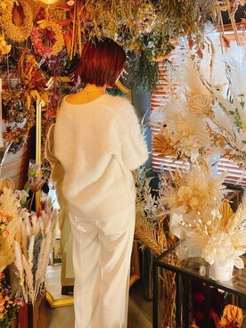 「N.O.R.C（ノーク）のアイテム（トップス）」を使った、m.さん（レディース・169cm）の冬コーディネート