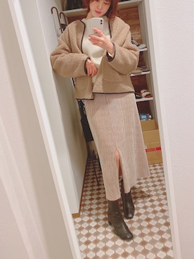 m.さん（レディース・169cm）の冬コーディネート