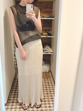 m.さん（レディース・169cm）の夏コーディネート