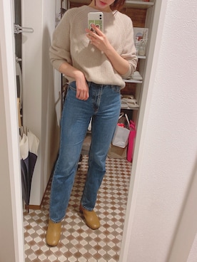 m.さん（レディース・169cm）の冬コーディネート