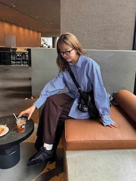「アイテム（パンツ）」を使った、akariさん（レディース・167cm）の夏コーディネート