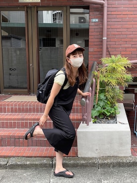「DISCOAT（ディスコート）のアイテム（ワンピース/ドレス）」を使った、akariさん（レディース・167cm）の夏コーディネート