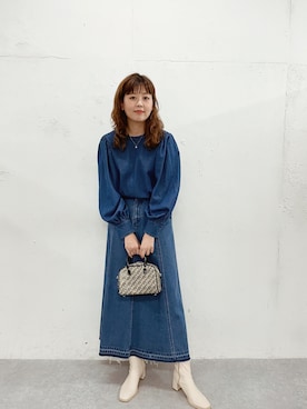 「DISCOAT（ディスコート）のアイテム（ブーツ）」を使った、akariさん（レディース・167cm）の夏コーディネート