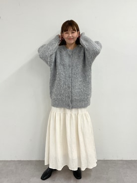 「DISCOAT（ディスコート）のアイテム（ブーツ）」を使った、akariさん（レディース・167cm）の秋コーディネート