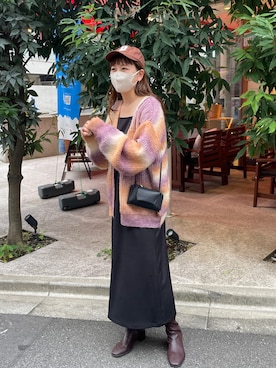 「DISCOAT（ディスコート）のアイテム（ワンピース/ドレス）」を使った、akariさん（レディース・167cm）の夏コーディネート