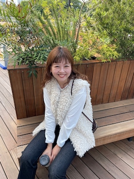 「DISCOAT（ディスコート）のアイテム（サロペット/オーバーオール）」を使った、akariさん（レディース・167cm）の夏コーディネート