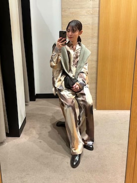 「URBAN RESEARCH（アーバンリサーチ）のアイテム（チュニック）」を使った、Rさん（レディース・156cm）の冬コーディネート