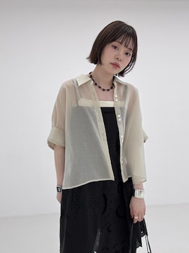 Rさん(レディース・156cm)の夏コーディネート