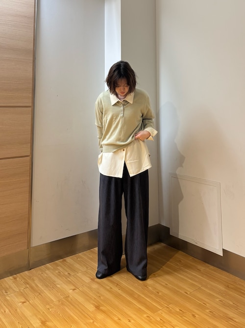 セール】new basic WOOL TWILL SHAPE SHIRTS（シャツ/ブラウス