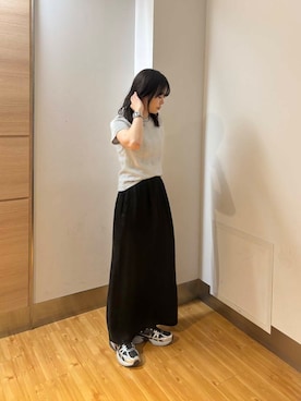 「キュプラ」｜りなさん（レディース・156cm）の夏コーディネート