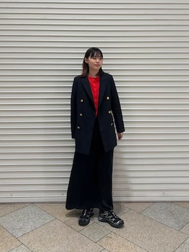 「春先取りコーデ」｜りなさん（レディース・156cm）の春コーディネート
