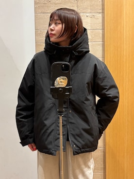 「アイテム（ダウンジャケット/コート）」を使った、Rさん（レディース・156cm）の秋コーディネート