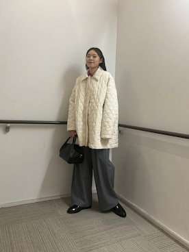 「ゆるピタ×ナチュラル」｜Rさん（レディース・156cm）の秋コーディネート