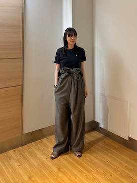 「URBAN RESEARCH（アーバンリサーチ）のアイテム（オールインワン・サロペット）」を使った、りなさん（レディース・156cm）の夏コーディネート