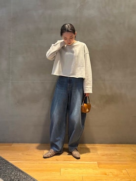 「ゆるピタ×ナチュラル」｜Rさん（レディース・156cm）の冬コーディネート