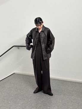 「アイテム（その他アウター）」を使った、Rさん（レディース・156cm）の夏コーディネート