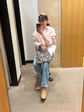 「URBAN RESEARCH（アーバンリサーチ）のアイテム（チュニック）」を使った、Rさん（レディース・156cm）の冬コーディネート