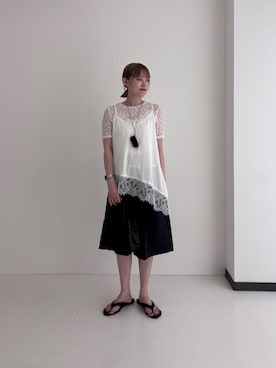 Rさん（レディース・156cm）の夏コーディネート