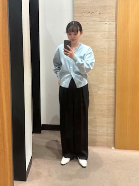 「ゆるピタ×ナチュラル」｜Rさん（レディース・156cm）の冬コーディネート