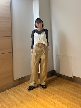 Rさん（レディース・156cm）の冬コーディネート