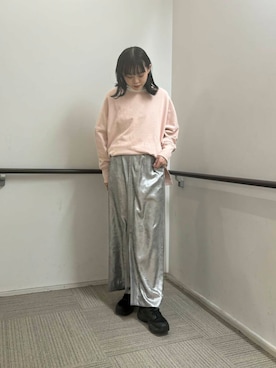 「ゆるピタ×ナチュラル」｜Rさん（レディース・156cm）の秋コーディネート