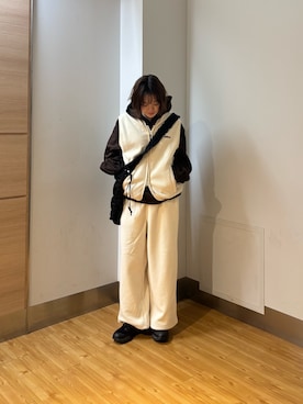 Rさん（レディース・156cm）の冬コーディネート