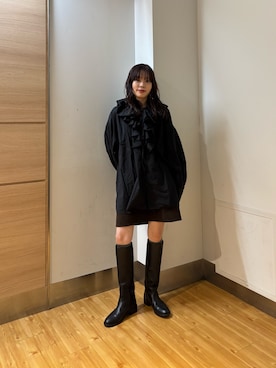 Rさん（骨格ナチュラル・レディース・156cm）の秋コーディネート