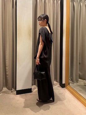 「綺麗めコーデ」｜りなさん（レディース・156cm）の夏コーディネート