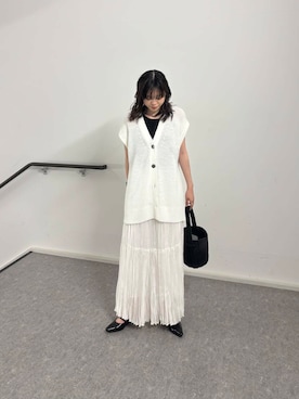 「綺麗めコーデ」｜「アイテム（パンプス）」を使った、りなさん（レディース・156cm）の夏コーディネート