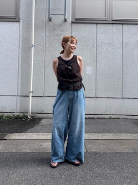 Rさん(レディース・156cm)の夏コーディネート