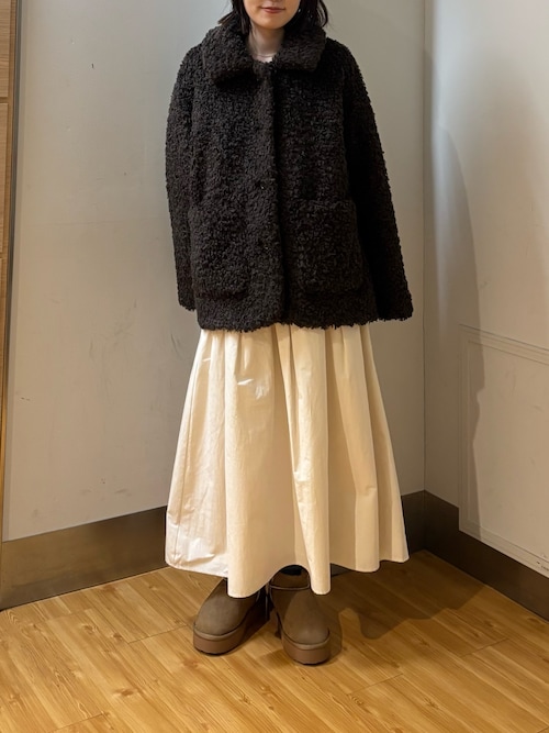 URBAN RESEARCH コート アウター ECOPELカーリーファーコート