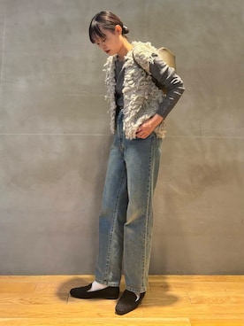 「イチ推しデニムコーデ」｜Rさん（レディース・156cm）の秋コーディネート