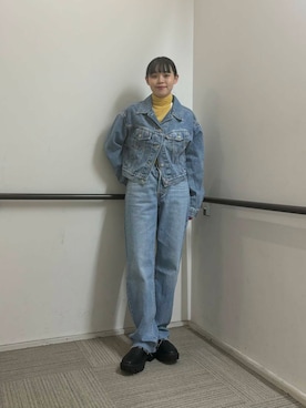 「ゆるピタ×ナチュラル」｜Rさん（レディース・156cm）の秋コーディネート