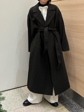 「アイテム（シャツ/ブラウス）」を使った、Rさん（レディース・156cm）の秋コーディネート