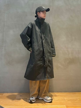 「バブアー」｜「アイテム（その他アウター）」を使った、Rさん（レディース・156cm）の秋コーディネート