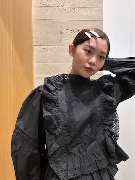 「アイテム（バレエシューズ）」を使った、Rさん（レディース・156cm）の秋コーディネート